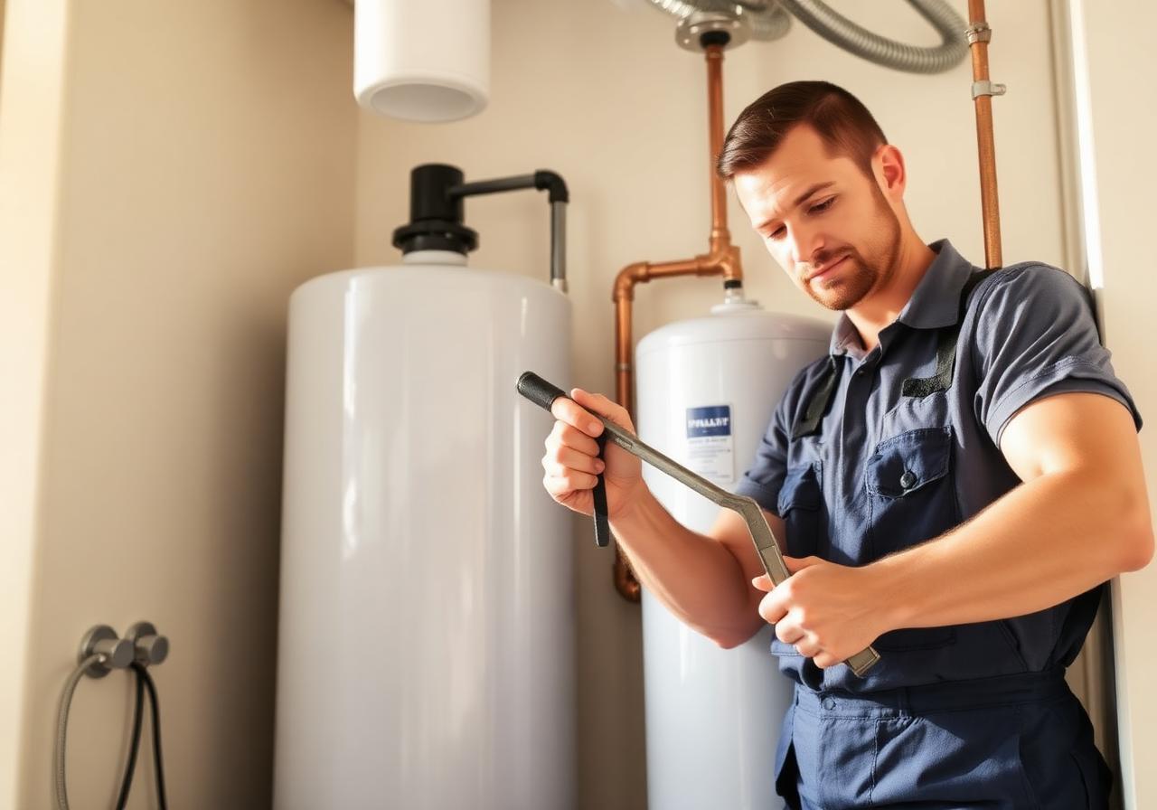 Vadim installing a residential water filtration system